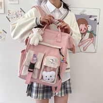대용량 백팩 학생가방 하라주쿠 스타일 백팩 여성가방