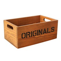 원목상자 소품 보관함 빈티지 공간박스 보관 상자, 소형