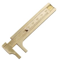 80mm 버니어 캘리퍼스 황동 측정 게이지 포켓 눈금자, 80mm황동캘리퍼스 BL01493