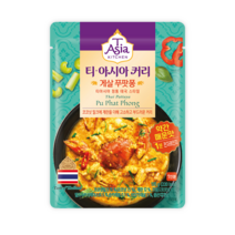티아시아 게살 푸팟퐁 커리(전자레인지용) 170gx12개 /간편식/아침식사