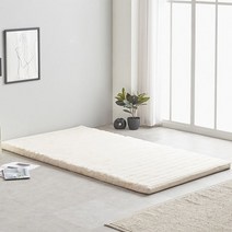 멀티싱글 메모리폼 토퍼 매트리스 750x2000 커버포함 2세트, 커버(아이보리)