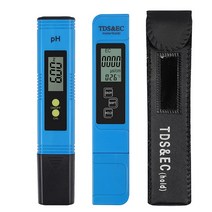 ph측정기 전기 디지털 PH/TDS 및 EC 측정기 전도도 수경 검사 펜, 한개옵션0