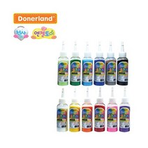 도너랜드 색모래 벌크 100g 12색 미술놀이 샌드아트 모래아트 칼라샌드아트 모래미술 어린이집 유치원 초등학교 만들기재료, 10개, 주황
