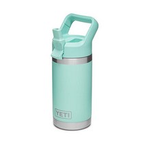YETI 램블러 주니어 355ml(12온스) 아동용 물병 빨대 캡 씨폼, Seafoam