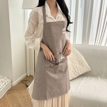카를 컬러 방수 앞치마, 브라운, 1개