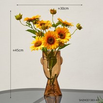 테라리움 플랜테리어 다육 유리병 미니온실북유럽 스타일 유리 꽃병 얼굴 모델 테라리움 홈 테이블 장식, 06 Small-Combination C