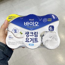 매일바이오 생크림 요거트 (플레인) 80g x 6 x 3개 보냉백포장, 아이스보냉백포장