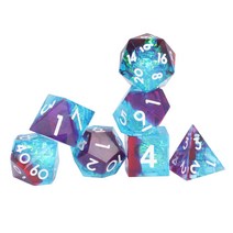 DND 주사위 세트 심미적인 탁상형 RPG 플레이어를 위해 날카로운 모서리와 아름다운 내포물이 있는 손으로 디자인한 7개의 주사위 다면체 주사위 세트(7개 세트) (구매 주문 메모 및 상자 포장) 주사위 주사위 세트 DND 주사위, 상품상세참조, 상품상세참조, 상품상세참조