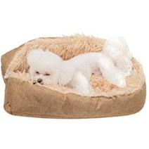 반려동물 강아지 고양이 털 이불겸 방석 쿠션 SP007Z, 베이지