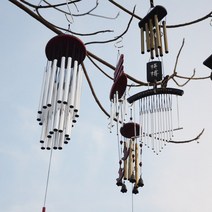 금속풍벨 요가소도구 풍경소리 아웃도어 발코니 처마, C16일돛단풍순실심관