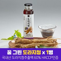 도라지청 도라지 추출액 프리미엄 국산 벌꿀 모과 농축액 함유, 400g x 1병