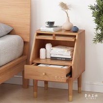 라탄 사이드 테이블 틈새 협탁 일본식 화장대 콘솔, A