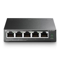티피링크 TL-SG1005P 5포트 기가비트 데스크탑 4POE 스위칭 허브