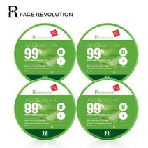 페이스레볼루션 알로에베라 99% 모이스처 수딩젤 300ml 4개