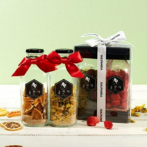 담금주키트 DIY칵테일만들기 새해선물 승진선물 기념일선물 집들이선물 파티선물 완벽한선물포장 술선물 200ml 2병, 200ml 2병 리본포장, 딸기베리, 파인키위