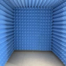 간이 방음부스 가정용 ASMR 독서실 조립식 공부방 소형 이동식 차음벽 1인 17, 외은회+내청+LED등순풍우편, 1개