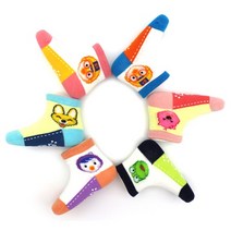 P05 뽀로로 점선 겹바닥 유아동양말 키즈 아동 3족세트/유아동/스니커즈/덧신/어린이/남아/여아/양말세트/선물용