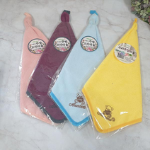 국내생산 극세사 주방 욕실 고리타올(색상랜덤)(1개)