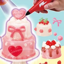 케익모형 만들기재료 3D펜 여아음식장난감 유치원 실내놀이 가정보육 엄마랑놀기 두