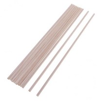 QDY 2cm 발사 나무 Dowel 원형 막대 DIY 모델 프로젝트, 10pcs 300mm, 1개