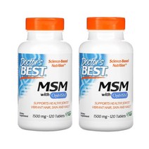 닥터스베스트 MSM with OptiMSM 1 500 mg 120정 X 2팩
