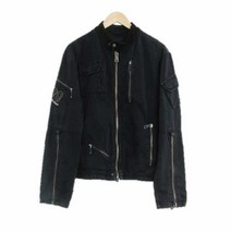 디젤 블랙면혼방 라이더자켓 남자 8104