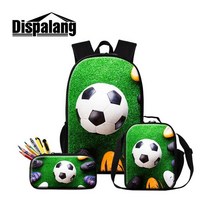 보냉백 마끼다 쿨러 배달가방 아이스박스 소프트 Dispalang 소년을위한 스포티 한 배낭 Soccers 학교 가방, 15 주황색