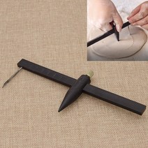 도자기공예 도자기트레이 실리콘몰드 점토 도자기 세라믹 컷 1-34cm 절단 diy 만들기 공예 도구 액세서리에 대한 도착 나침반 원형 커터 캘리퍼스, 없음