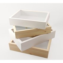 A4 원목 관액자, 화이트