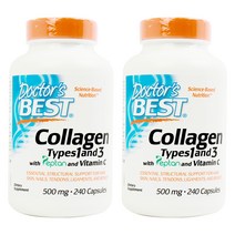 닥터스베스트 콜라겐 타입 1 앤 3 500mg 캡슐, 240정, 2개