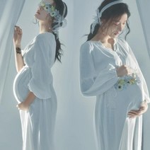 만삭 스냅 촬영 셀프 만삭사진옷 주수사진 드레스 PD36