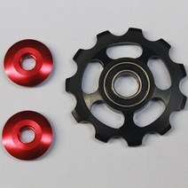 실내 트레이너 자전거로라 평로라 자전거 로라 11 t 알루미늄 합금 mt t t 사이클링 액세서리, 검은색