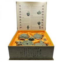 고량주잔 작은술잔 술잔세트 마오타이주 연태 빼갈 욕심 금문주 청자 중국술잔 연태주 미니, 04