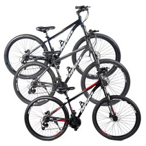 엘림 MTB 자전거 ELLIM 275HD 15(M) 27.5인치 21단기어 초6-성인용 자전거, 미조립 시, 블랙