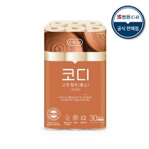 코디 고창황토 오리지널 천연펄프 3겹 화장지 25m, 1팩, 30롤