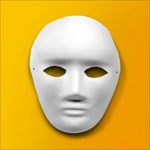 (애플북) 종이가면(종이탈)-사람탈(어른용) 10개