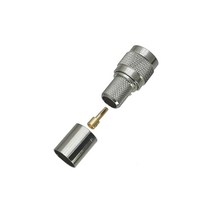 어댑터 커넥터 1개 RP-TNC 남잭 RG8 LMR400 RG213 케이블 RF 동축 고 50ohm 황동, 02 11-49개