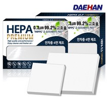 대한 PM0.3 H11 헤파 자동차 에어컨필터, 2개입, 기아  더뉴쏘렌토 (2018~)- H109