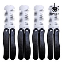 니켄 남성용 다리털 커터, 혼합색상, 4개