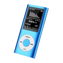 1.8 인치 MP3 플레이어 휴대용 재생 전자 책 녹음 펜 Fm 라디오 스테레오 음악 스포츠 충전식 배터리, 04 Blue