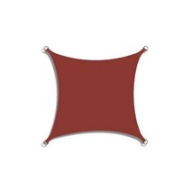 Waterproof awning awning sail canopy camping large fabric outdoor garden patio grey blue white b, 3x5m, Rust red