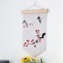 바보사랑 dc245 우드페넌트 40CmX62Cm 수묵화사군자.꾸밈, 1.매화