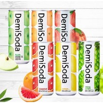 데미소다 250mlx30캔 1 BOX(사과 오렌지 피치 레몬 자몽 청포도) 2144290, 30캔, 250ml