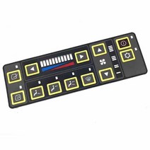 현대 굴삭기 포크레인 에어컨 컨트롤패널 스티커 악기 200/215/225/265/305/-7, [01] Air conditioner