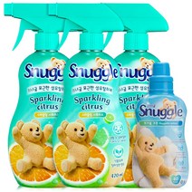 스너글 섬유탈취제 허거블 코튼 470ml 3개+800ml, [AA2] 스파클링 시트러스 470ml 3개