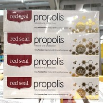 !i 레드씰 【레드씰 PROPOLIS 치약 160g 4개】 드씰치약 인데버 :od: ju22* 6A255F Ea~, 1