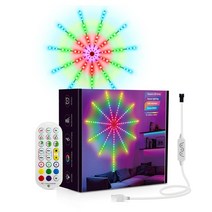 firework led strip light kit with music sound remote control 네온 불빛 분위기 스트립 라이트 for christmas 침실 파티, LED 스트립