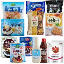 팥빙수재료 세트 눈꽃 빙수토핑 통단팥 빙수떡 빙수제리 콩가루 빙수시럽 모음, 7. 빙수용 콩고물 600g