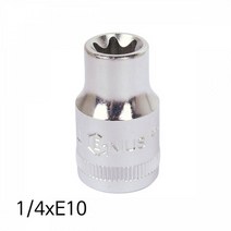 지니어스-별소켓 1/4(6.35mm)xE10 전장22mm E10 복스 소캣 2009227 별소켓 소켓 지니어스, 1