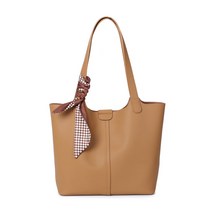 리얼 피토트백 신상백 대용량 모자백 고급스러운 통근 기질 캐주얼 숄더백 30*11*28cm